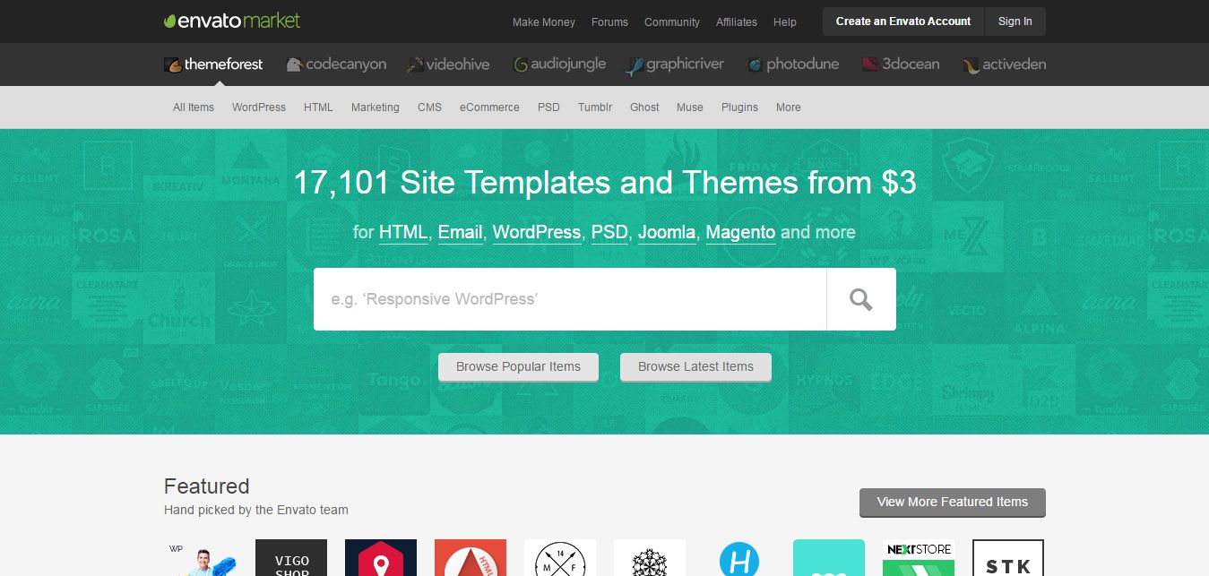 ThemeForest Clone Script