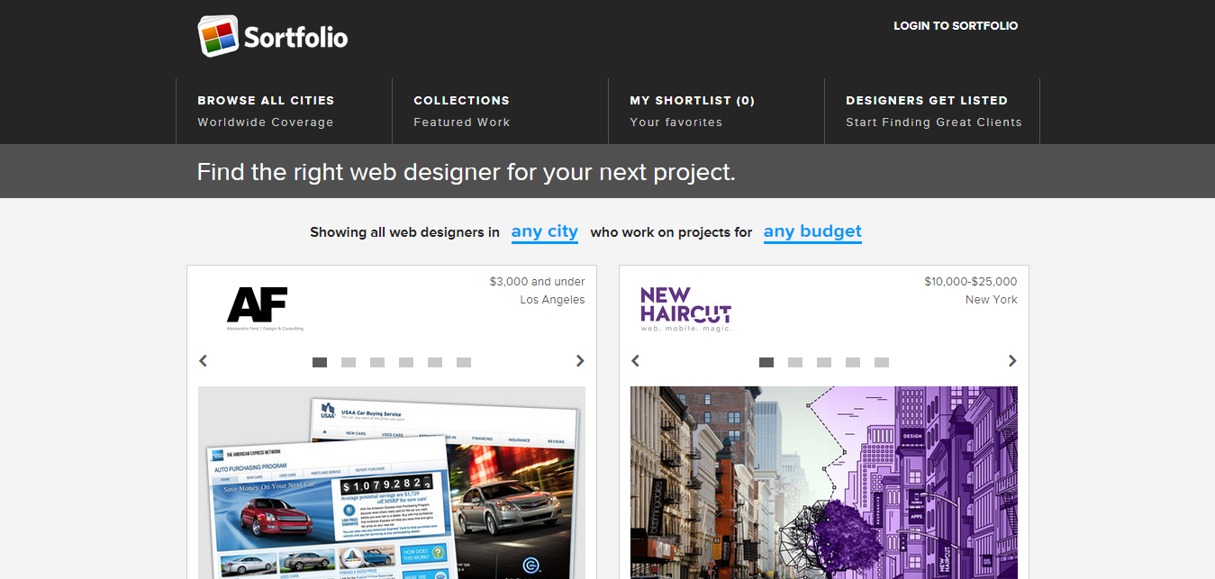 Sortfolio Clone Script